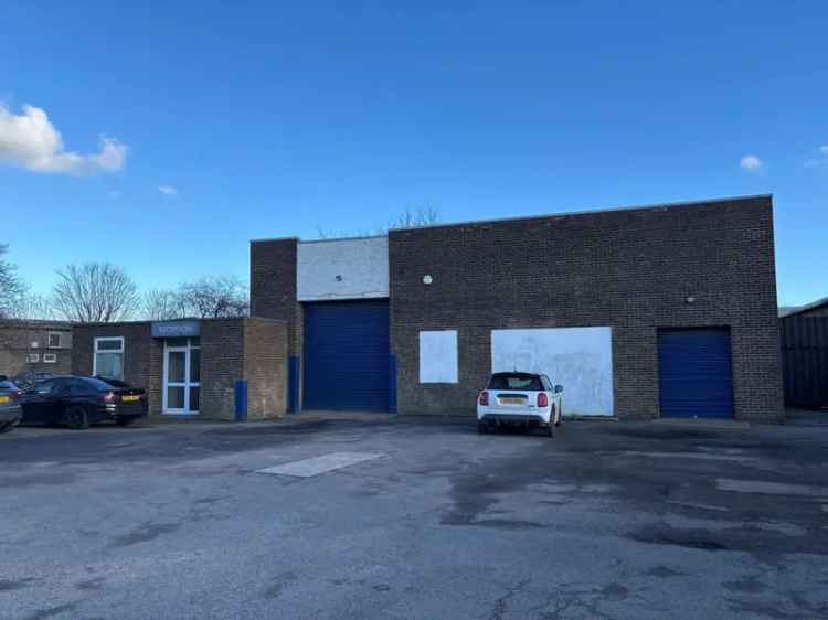 Industrial Warehouse Unit with Offices Parking and Loading Area