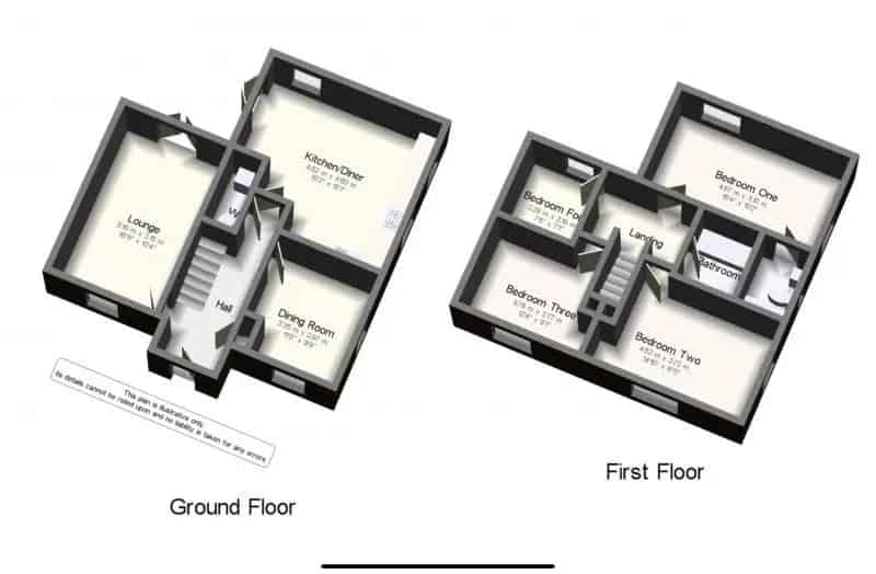 4 Bedroom Detached House with Garage and Garden