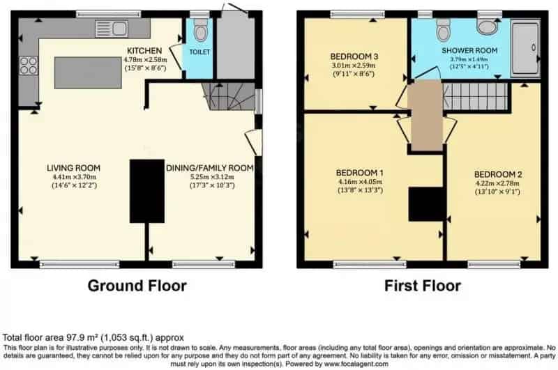 3 Bedroom Semi Detached House Near Liverpool and Manchester