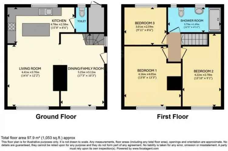 3 bedroom  Semi-detached house