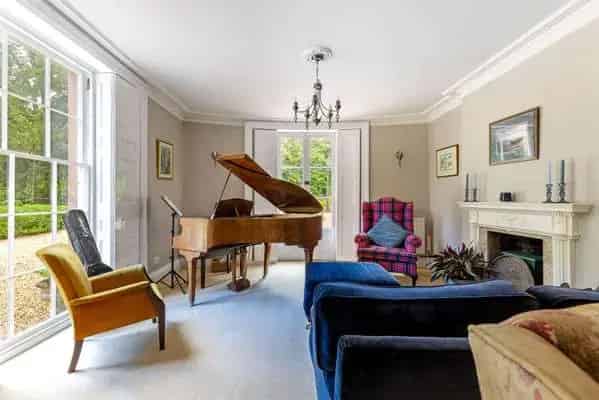Grade II Listed Country House with Extensive Gardens and River Views