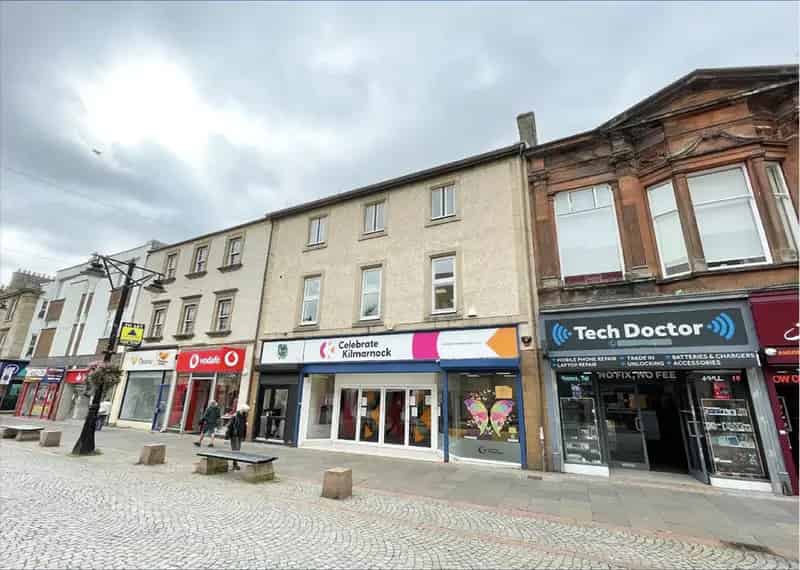 Kilmarnock Town Centre Office Retail Showroom 1972 sq ft