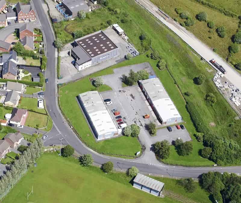 Steel Frame Warehouse Units with Office Space