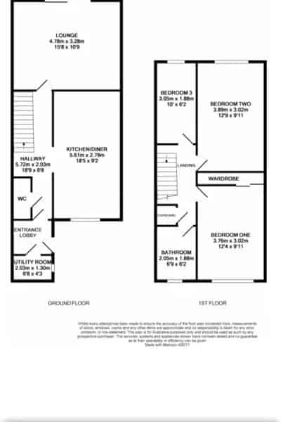 3 Bedroom Mid Terrace House Near Schools and Train Stations
