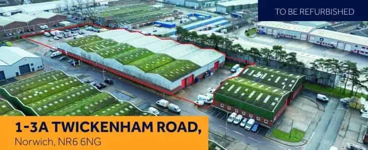 Substantial Warehouse with Self Contained Yard Near Norwich Airport