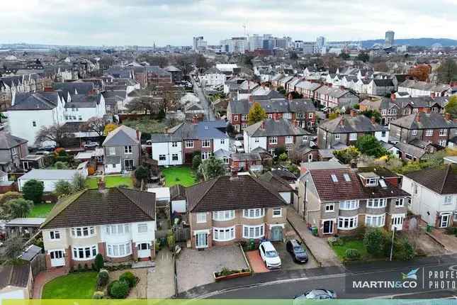 Semi-detached house for sale in Timbers Square, Roath, Cardiff CF24