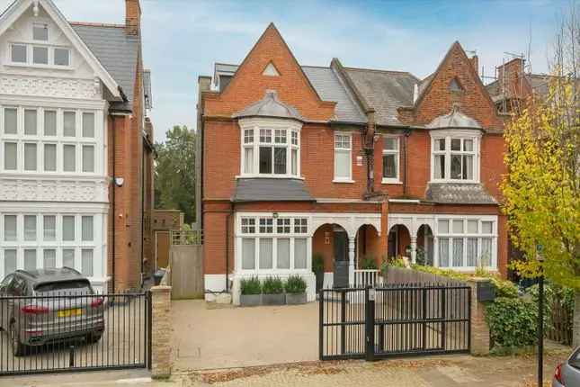 Semi-detached house to rent in Grove Park Gardens, London W4