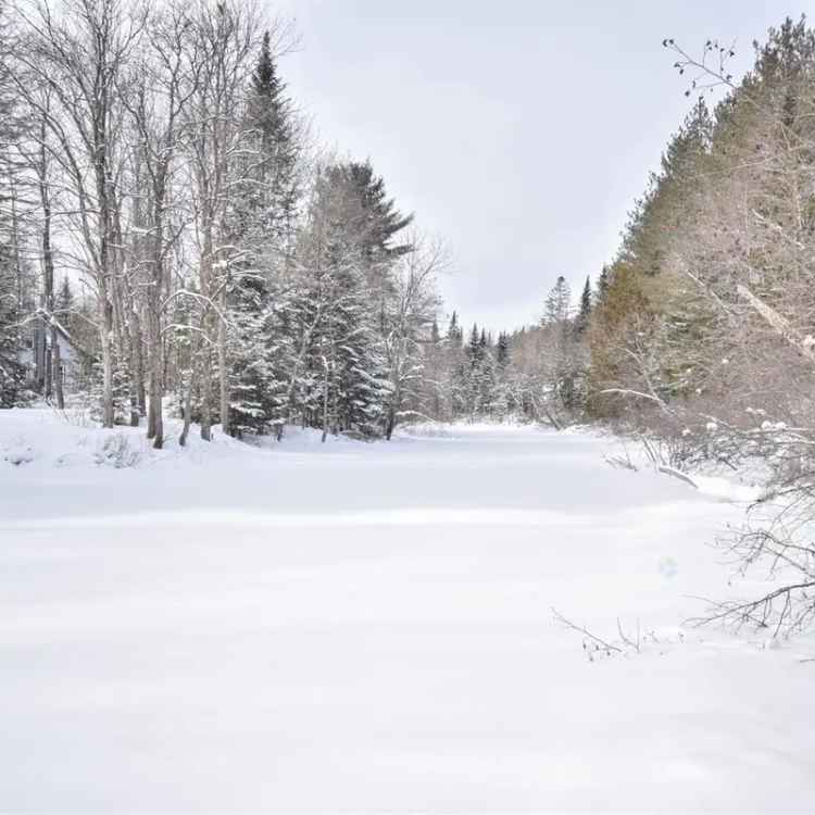 Riverfront Lot for Sale Near Tremblant