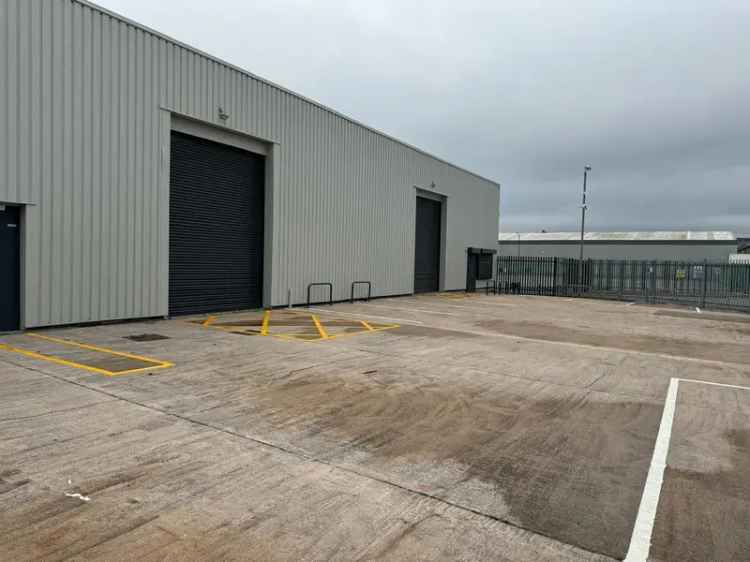 Refurbished Industrial Unit with Secure Yard Near Media City