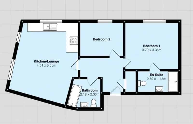 Modern 2-Bedroom Apartment West Bromwich