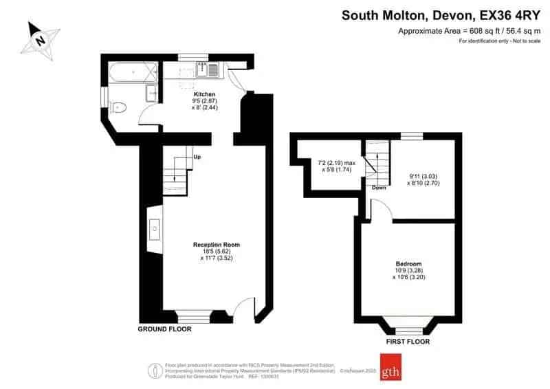 1 Bed Grade II Listed Cottage for Sale Knowstone
