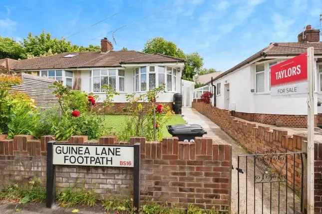 2 Bed Bungalow for Sale Bristol BS16 No Onward Chain