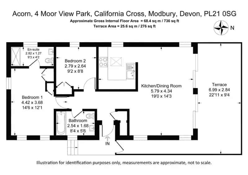 2 Bed Lodge near Dartmoor National Park - Holiday Let Potential
