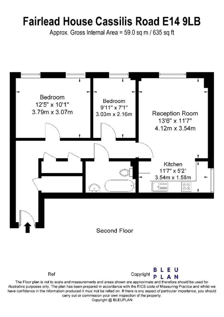 2 Bedroom Apartment Near Canary Wharf