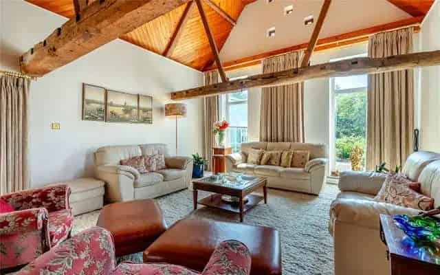 Unique Barn Conversion with Thatched Barn and Extensive Grounds
