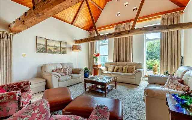 Unique Barn Conversion with Thatched Barn and Extensive Grounds