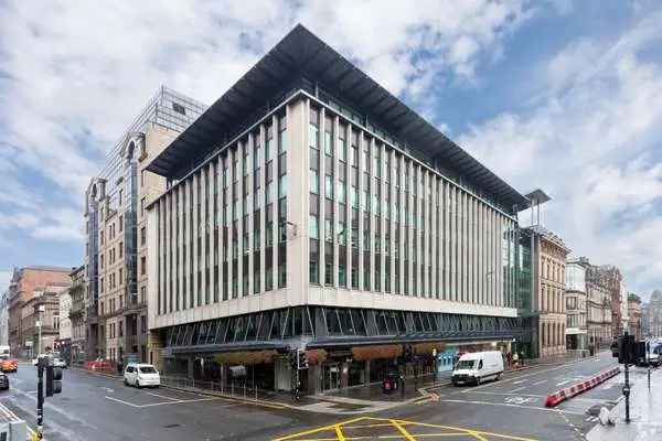 Glasgow CBD Office Space For Rent - Refurbished Open Plan Office