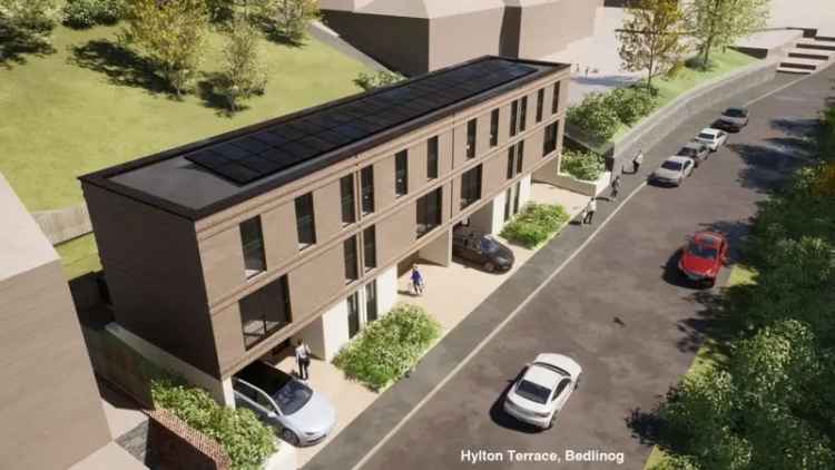 Land in Bedlinog with Planning Permission for 4 Houses