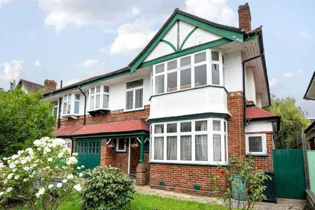 1930s Semi-Detached House For Sale Ealing W5