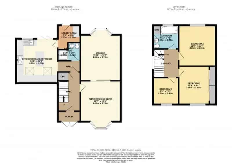 3 bedroom  Semi-detached house
