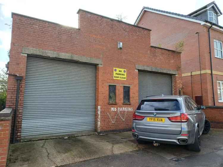 Industrial Storage Unit Two Loading Doors Concrete Floor