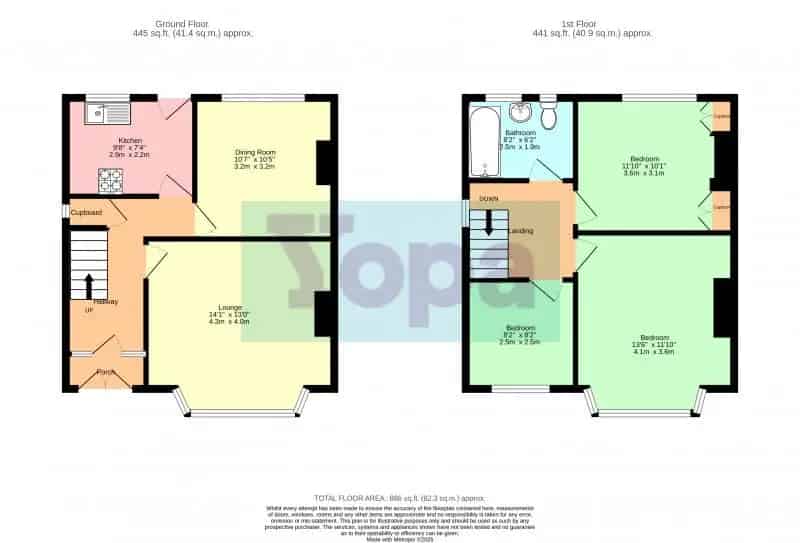 3 bedroom  Semi-detached house