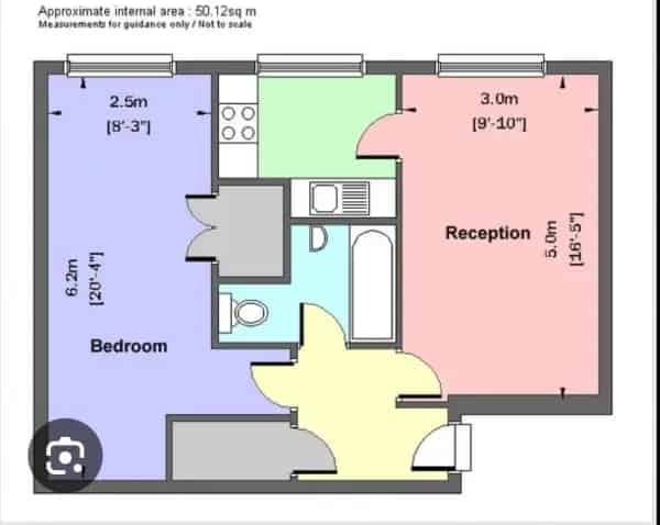 1 Bed Flat SE London RTB  Pets Allowed River Views