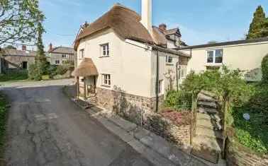 High Bickington Period Cottage Detached Thatched Roof Inglenook Fireplaces
