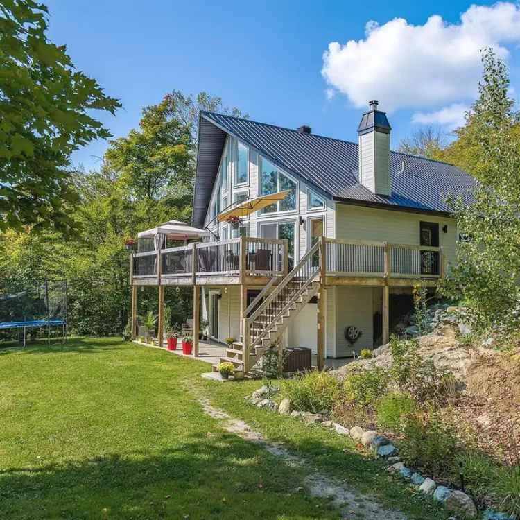 Country House near Mont Orford with Lake Access