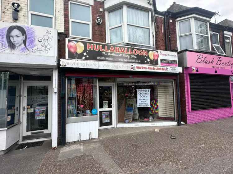 Ground Floor Retail Shop To Let Hull Road