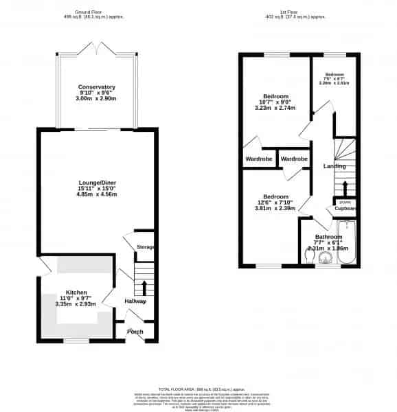 3 Bedroom End Terrace House Bartley Green Modern Spacious Family Home