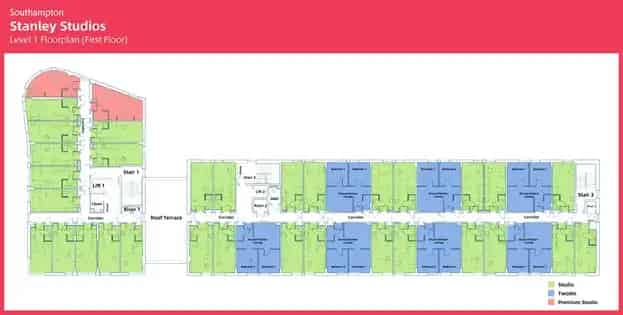1 Room 25m² Furnished Southampton Studio Flat for Rent