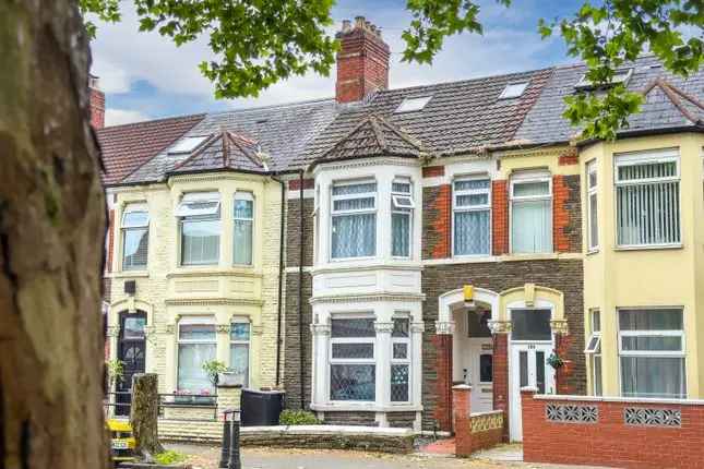 Terraced house for sale in Corporation Road, Cardiff CF11