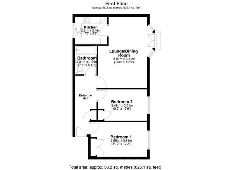 2 Bedroom Apartment House to Rent near Reading Station