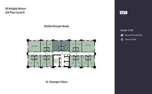 1 room flat of 12 m² in Sheffield