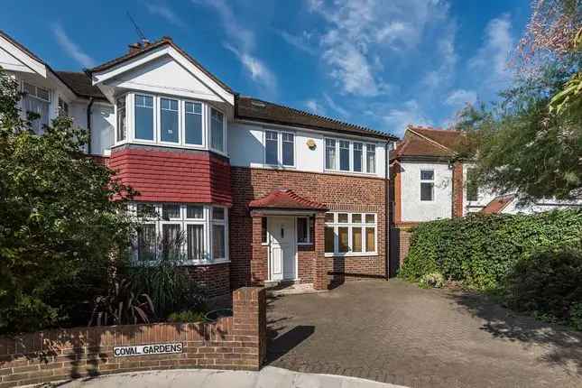 Semi-detached house to rent in Coval Gardens, London SW14