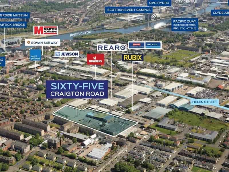 Glasgow Govan Industrial Facility Development Site 65489 sq ft
