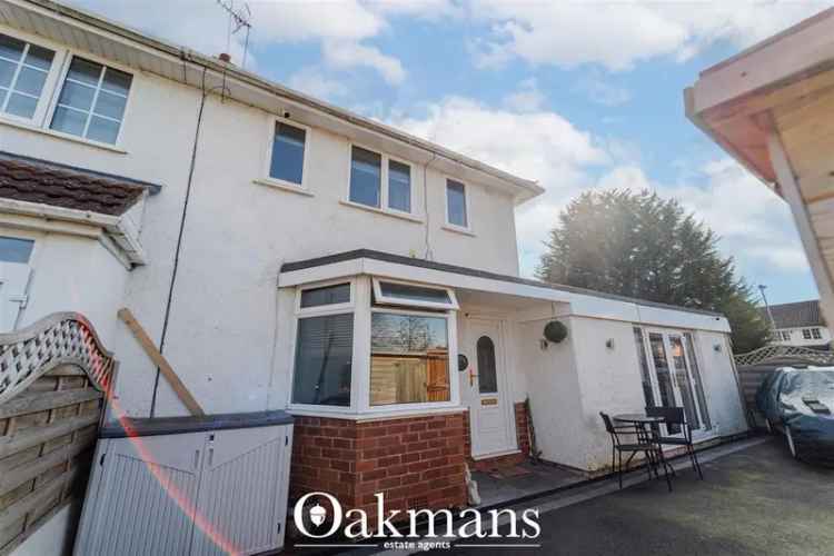 3 Bedroom End of Terrace House for Sale in Birmingham