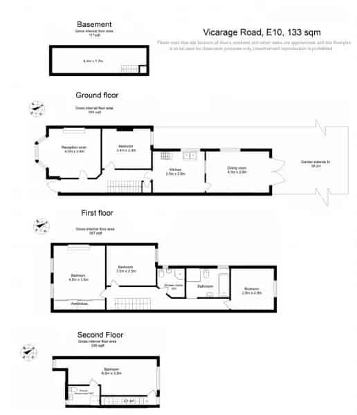 4 Bedroom Terraced House in Leyton