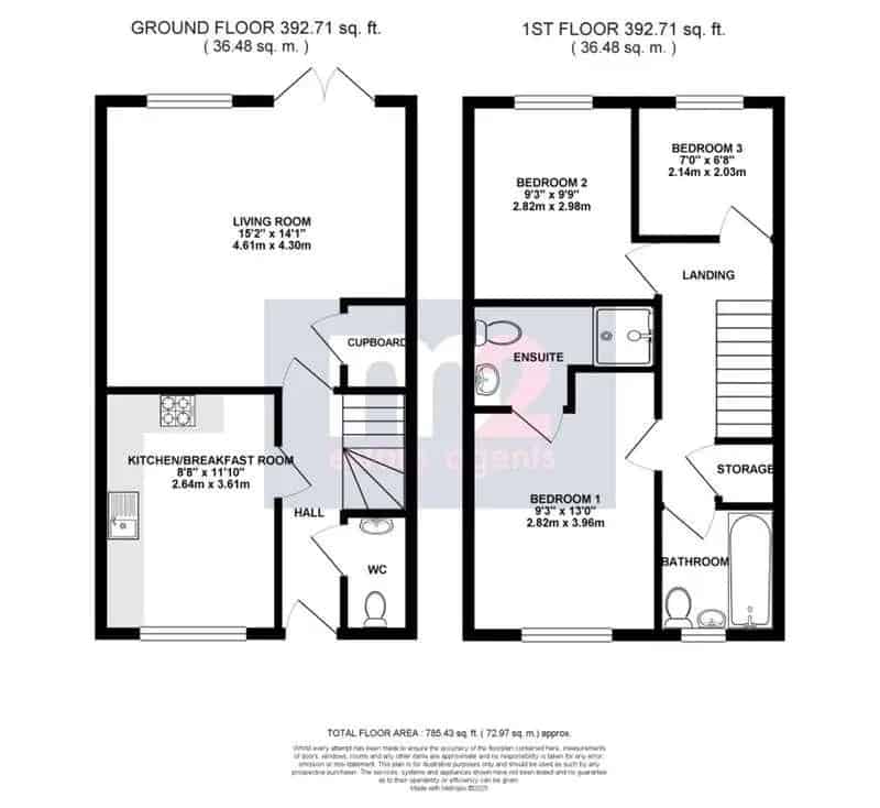 3 bed house for sale