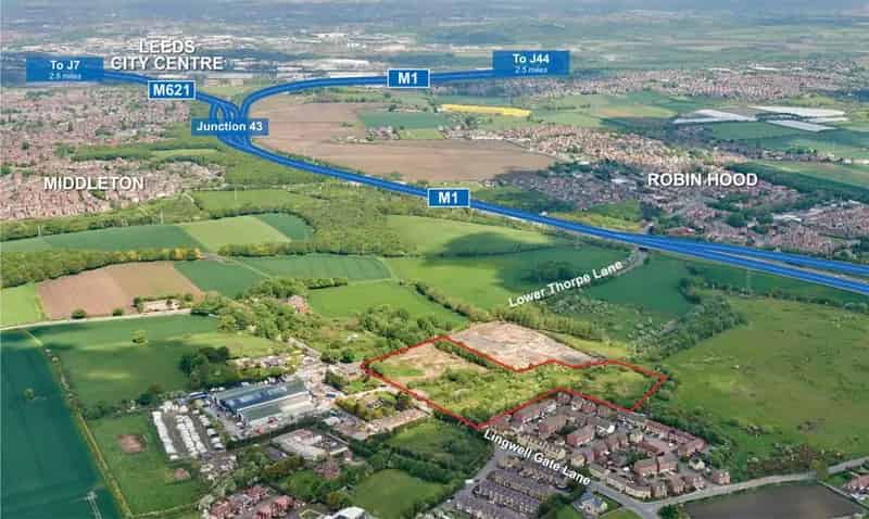 7.84 Acre Brownfield Development Site Lingwell Gate Lane