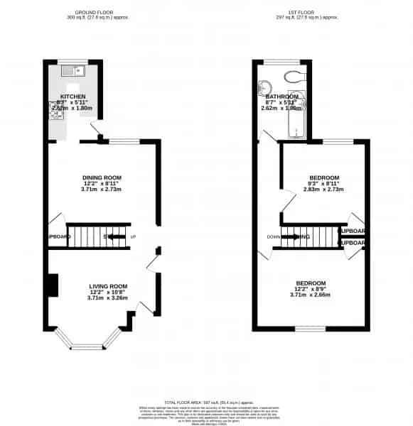 2 Bedroom Terraced House No Onward Chain Near Amenities