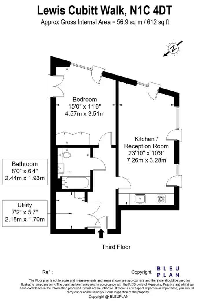 1 Bedroom Apartment House to Rent