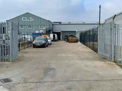 Fully Refurbished Portal Frame Unit 67m Eaves High Bay Lighting Fenced Yard