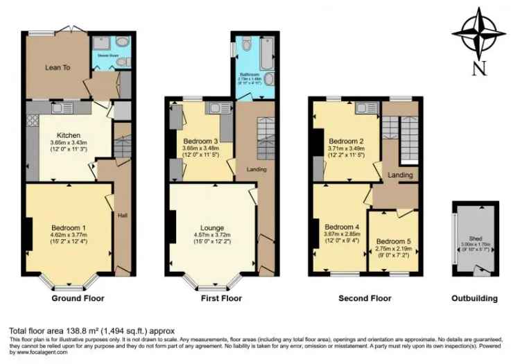 4 Bedroom Terraced House - Great Potential - No Chain