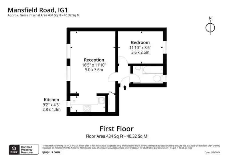 1 Bed Flat for Sale - Tenanted Investment Opportunity