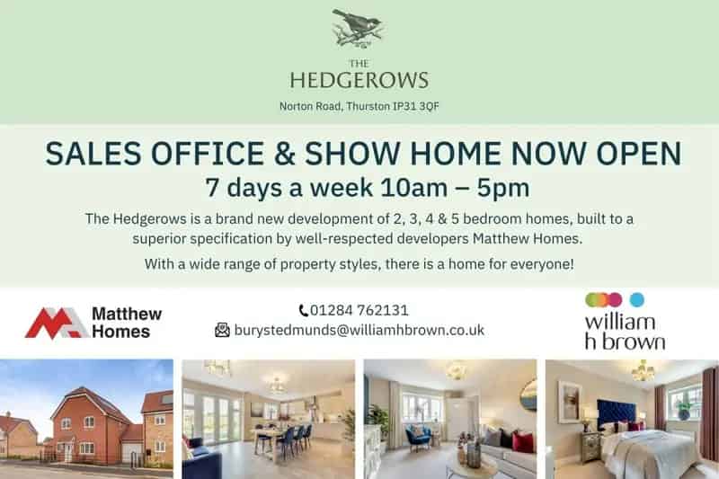 New Build Homes in Thurston Suffolk - Matthew Homes