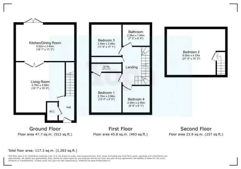 4 bedroom  Semi-detached house
