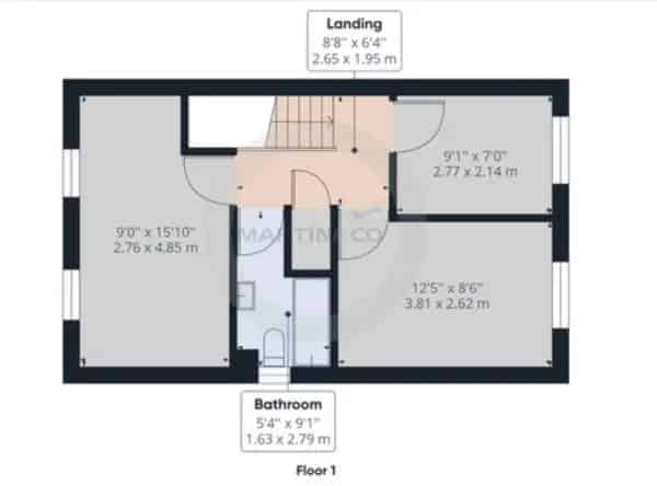 3 Bedroom House with Garden and Solar Panels