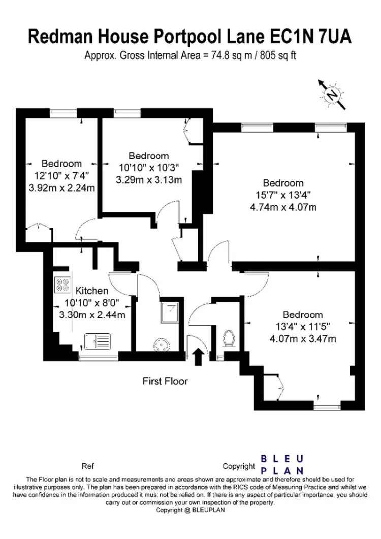 4 Bedroom Apartment House to Rent in London